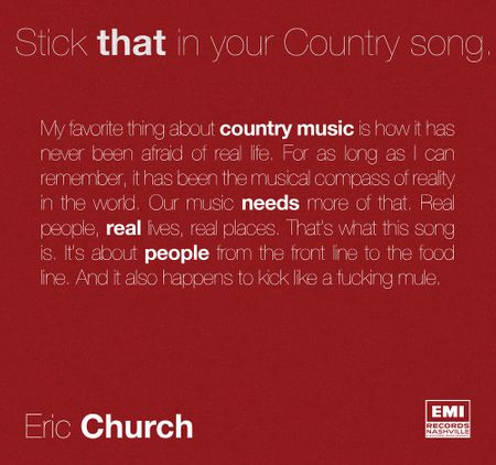 Stick That In Your Country Song